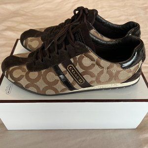 Coach Brown and Black Sneakers